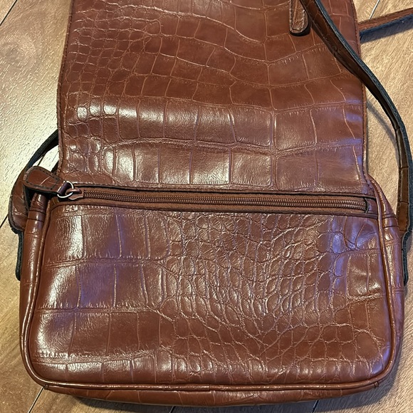 CORNELL💫 Tan Brown Animal Texture Crossbody Purse - Picture 7 of 11